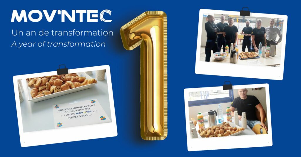 On 1 August we celebrated our first anniversary since taking over the Lenze site in Ruitz, renamed MOV'NTEC, a company specialising in the development, industrialisation and production of customised solutions for the electromobility, industry and energy sectors!