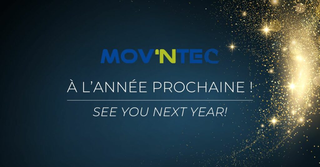 MOV'NTEC will be closed for a few days as we transition into the New Year. We'll be taking this well-deserved break to recharge our batteries and prepare for what the future holds in store for us in 2024. In the meantime, we encourage you to take care of yourself and make the most of this period to rest, recharge your batteries and spend some precious time with your loved ones. We'll be back from 2 January 2024! We look forward to continuing this incredible adventure with you next year.