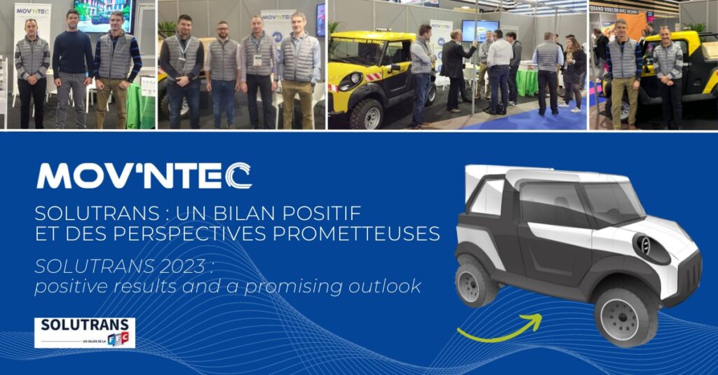 A quick look back at our participation at SOLUTRANS, and there's so much to say! We spent five intense days rich in exchanges. (to say the least) Our electric pick-up, which combines innovation and ecology, attracted a lot of interest on our stand.